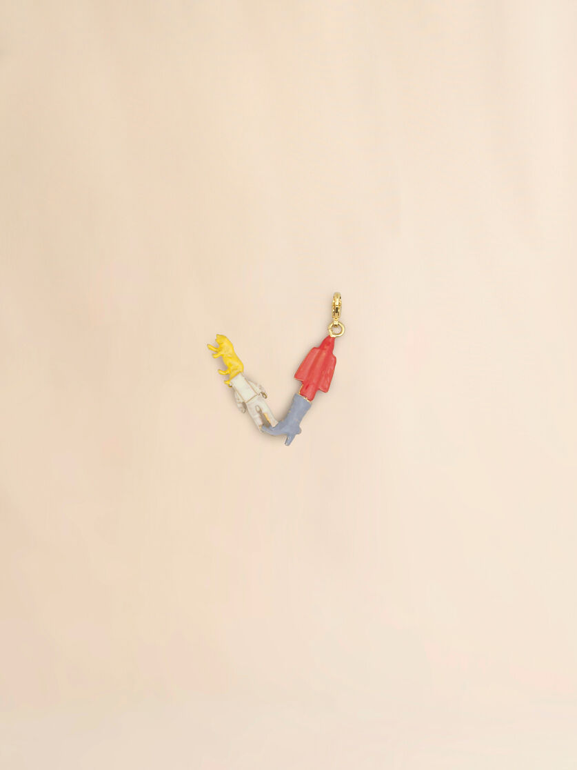 Stutterheim X Marni Marni Alphabet "V" Charm