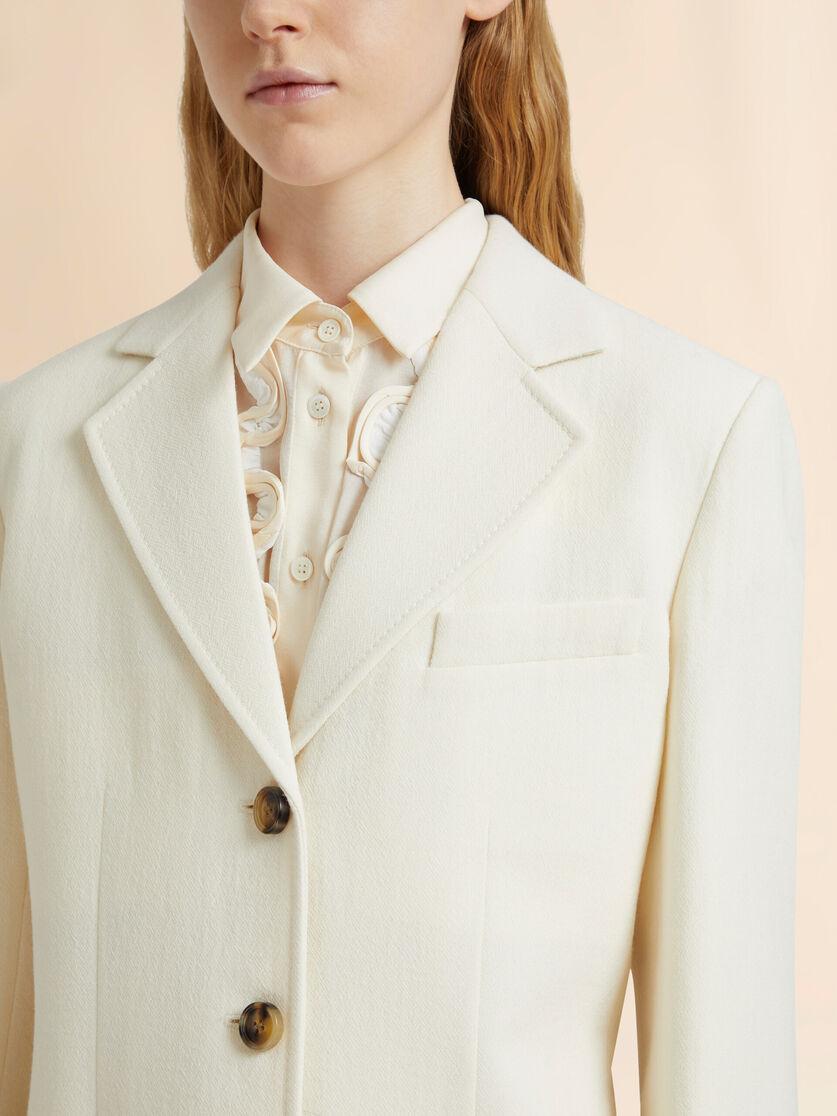 Stutterheim X Marni Off-white Wool Crêpe Jacket