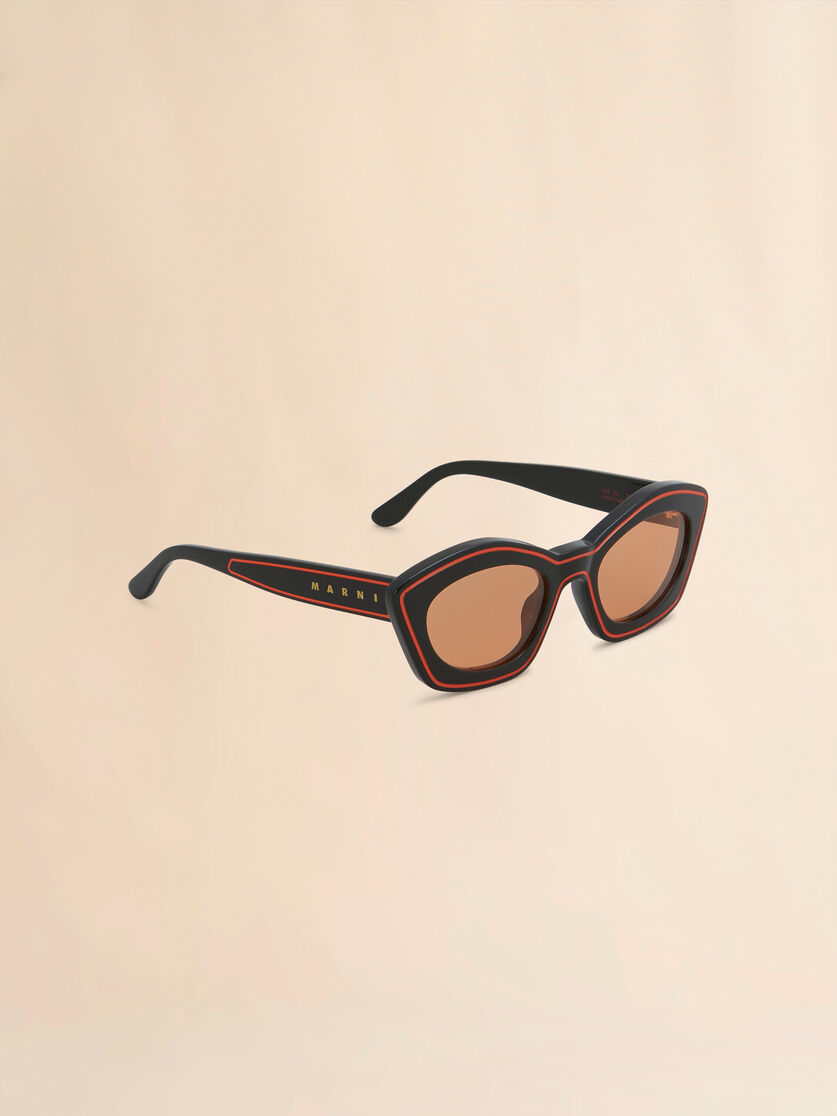 Stutterheim X Marni Orange Kea Island Sunglasses