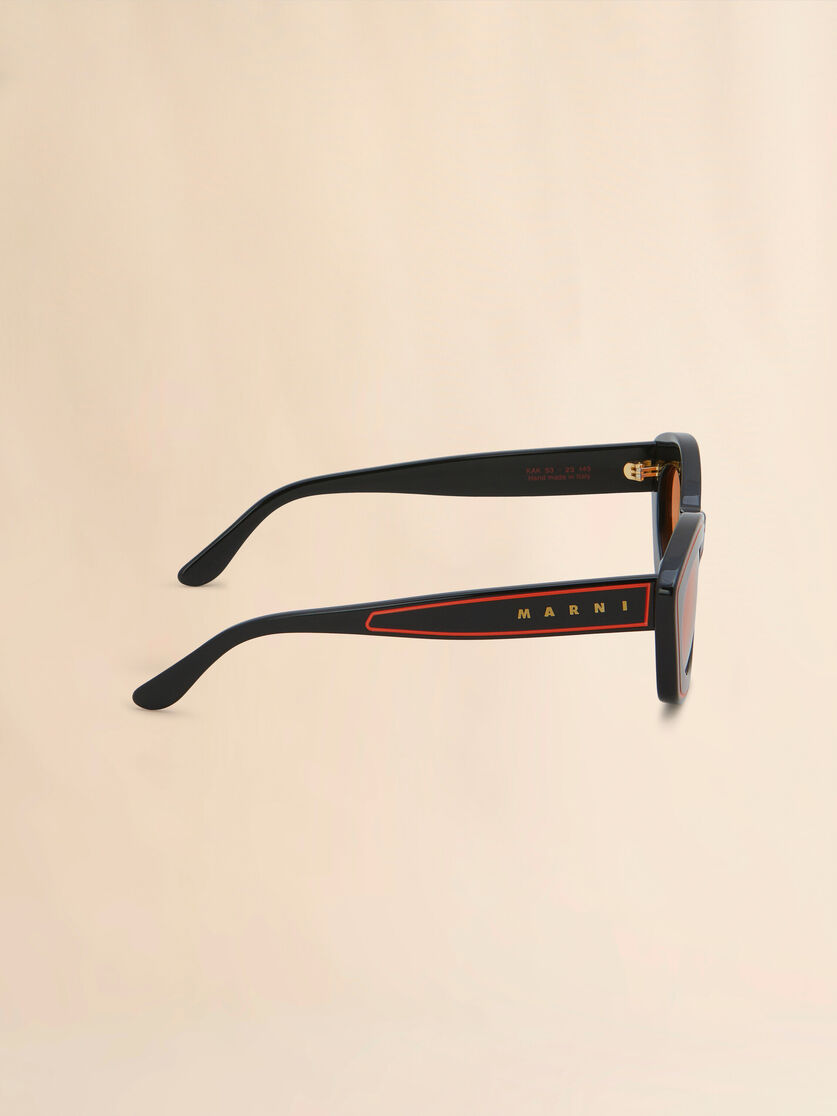 Stutterheim X Marni Orange Kea Island Sunglasses