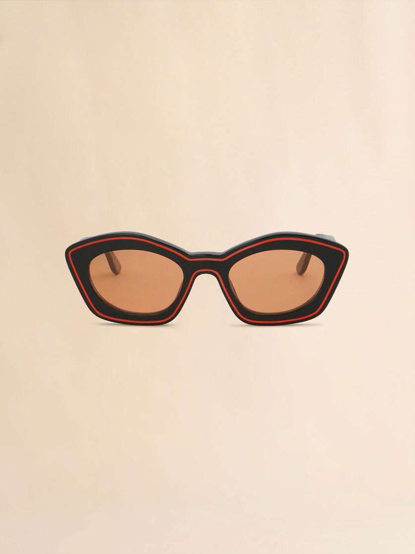 stutterheim x marni Orange Kea Island sunglasses