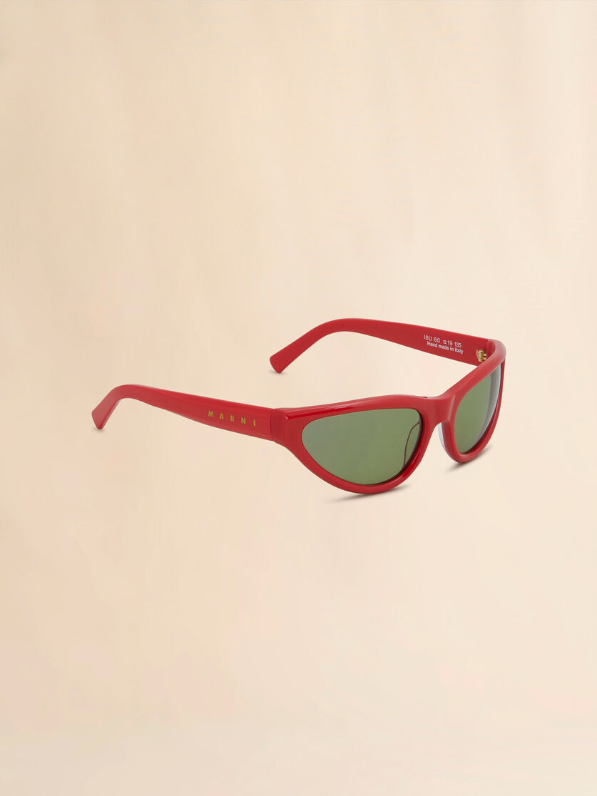 Stutterheim X Marni Red Mavericks Sunglasses