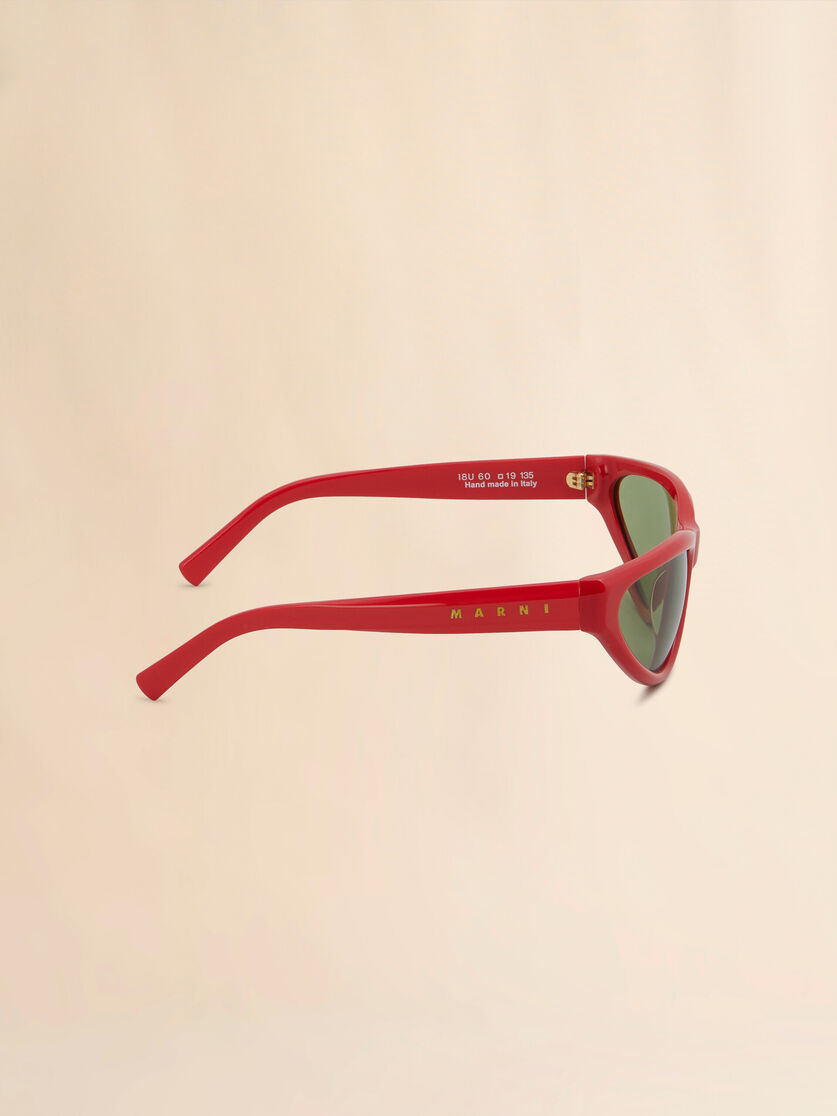 Stutterheim X Marni Red Mavericks Sunglasses