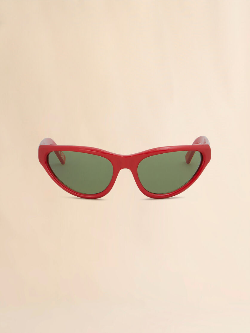 stutterheim x marni Red Mavericks sunglasses