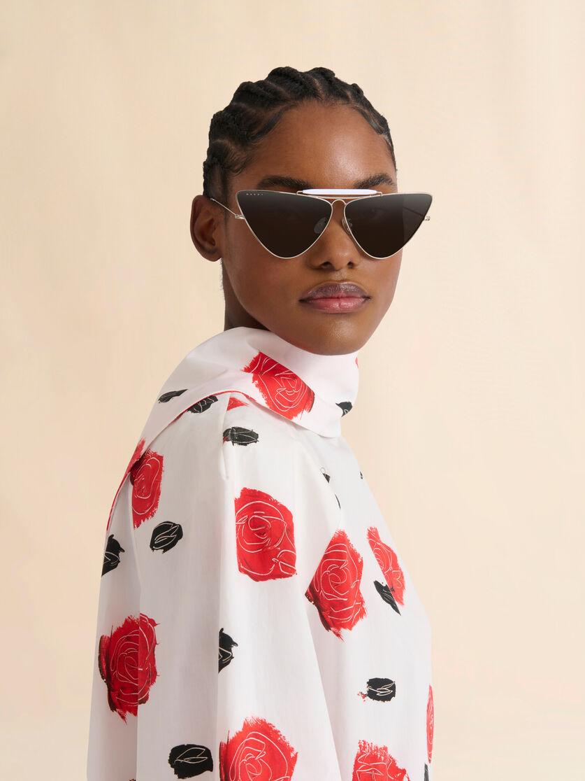 Stutterheim X Marni Silver Hypta Sunglasses