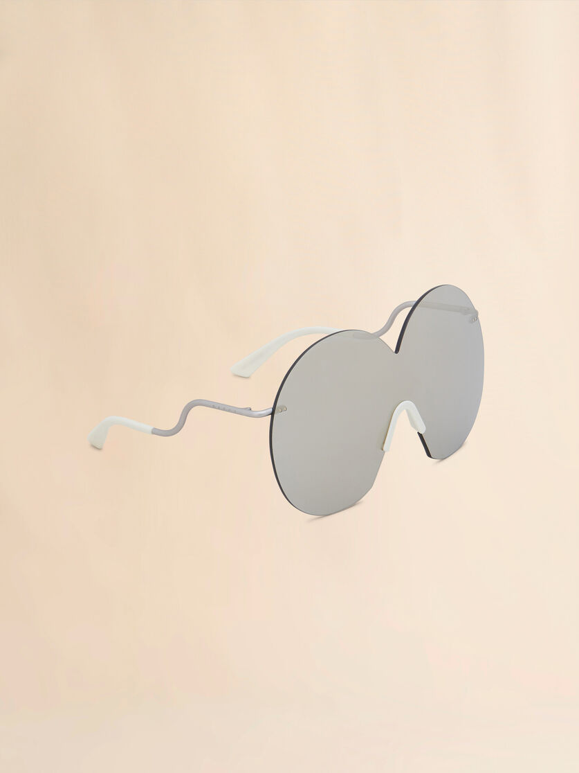 Stutterheim X Marni Silver Odrius Sunglasses