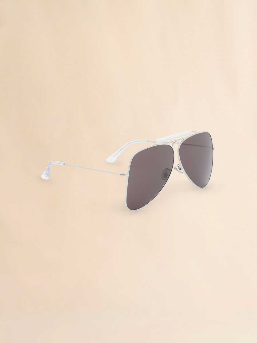 Stutterheim X Marni Silver Zalruha Sunglasses