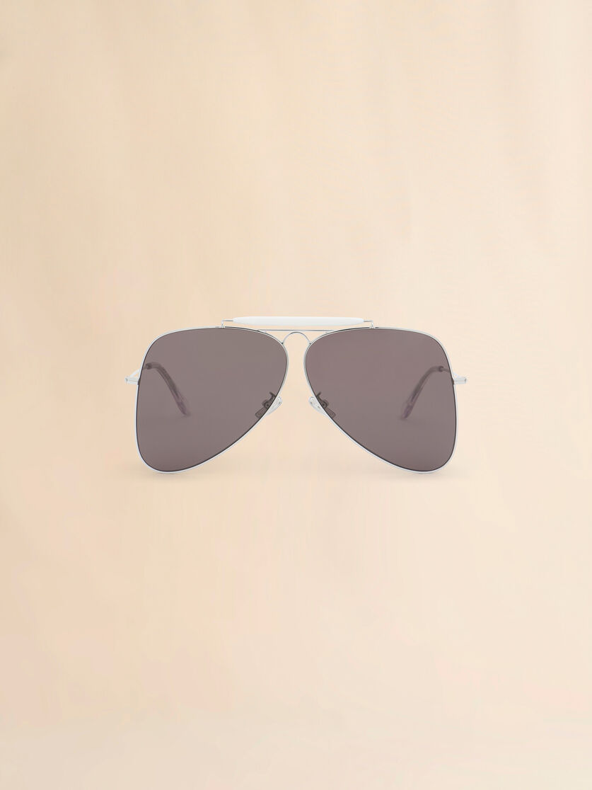 stutterheim x marni Silver Zalruha sunglasses