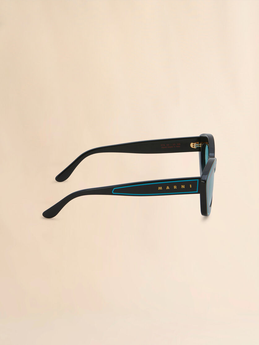 Stutterheim X Marni Teal Kea Island Sunglasses