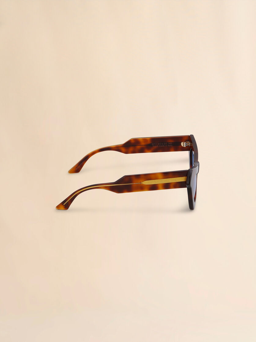 Stutterheim X Marni Tortoiseshell Fairy Pools Havana Acetate Sunglasses
