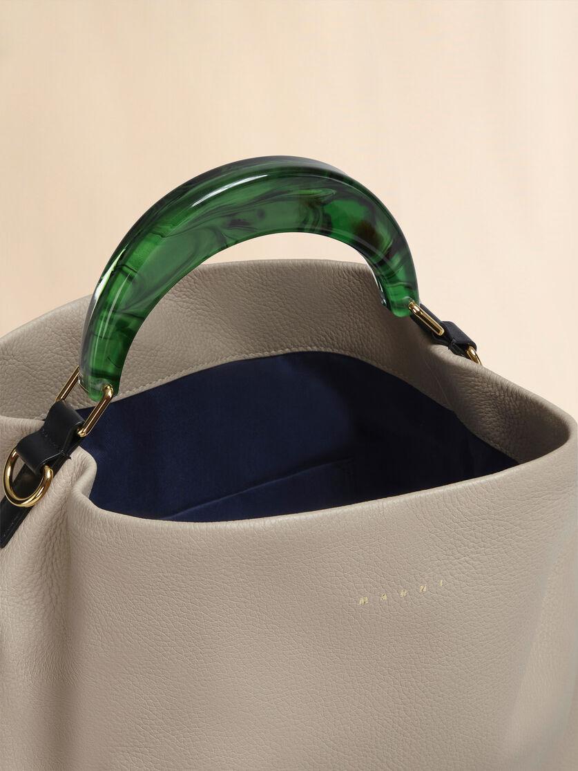 Stutterheim X Marni Venice Medium Bag In Beige Leather