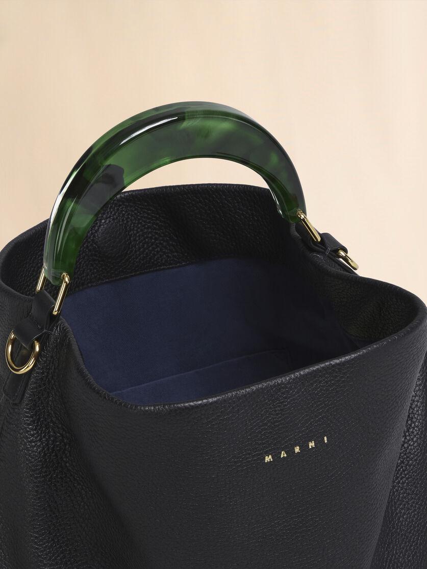 Stutterheim X Marni Venice Medium Bag In Black Leather