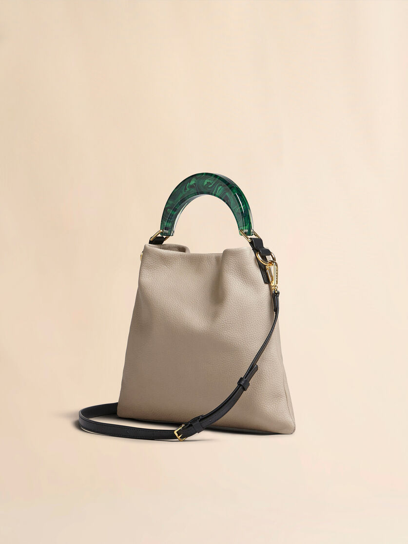 Stutterheim X Marni Venice Small Bag In Beige Leather