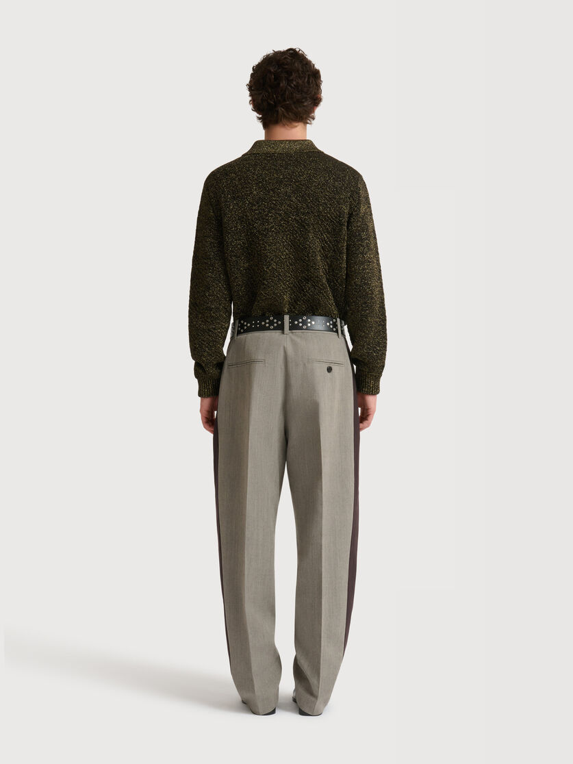 Stutterheim X Marni Wool Pants With Contrast Side Bands