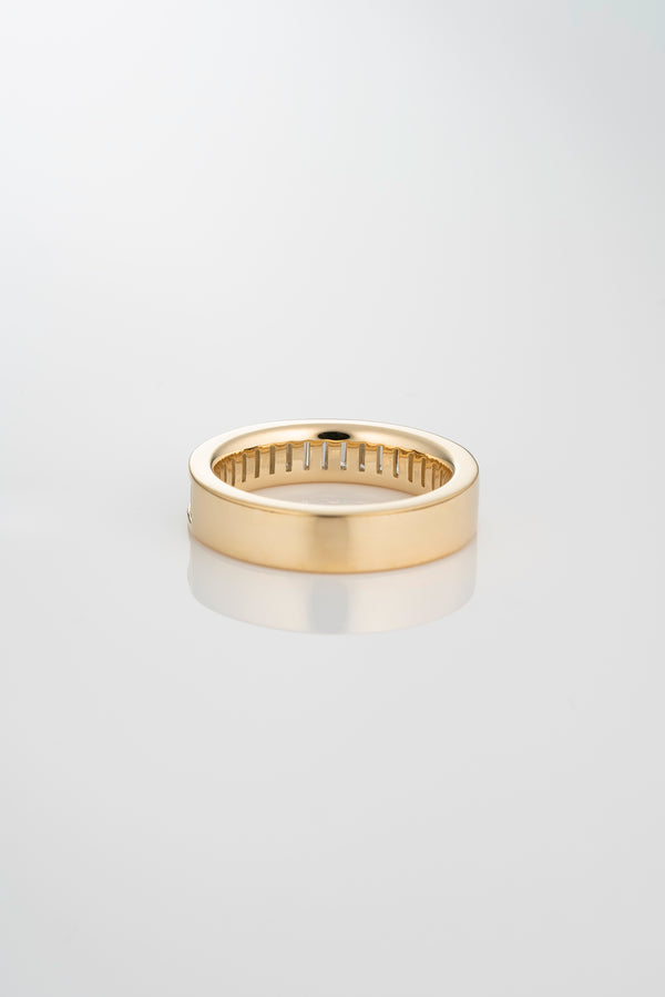 Stvdio CLASSIC NORTH SOUTH HALF ETERNITY BAGUETTE BAND