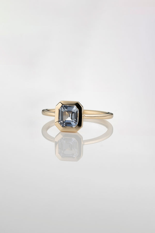 stvdio BABY BLUE SAPPHIRE SOLITAIRE