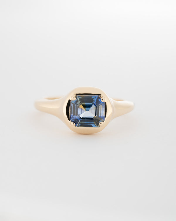 Stvdio BLUE YELLOW PARTI SAPPHIRE SOLITAIRE