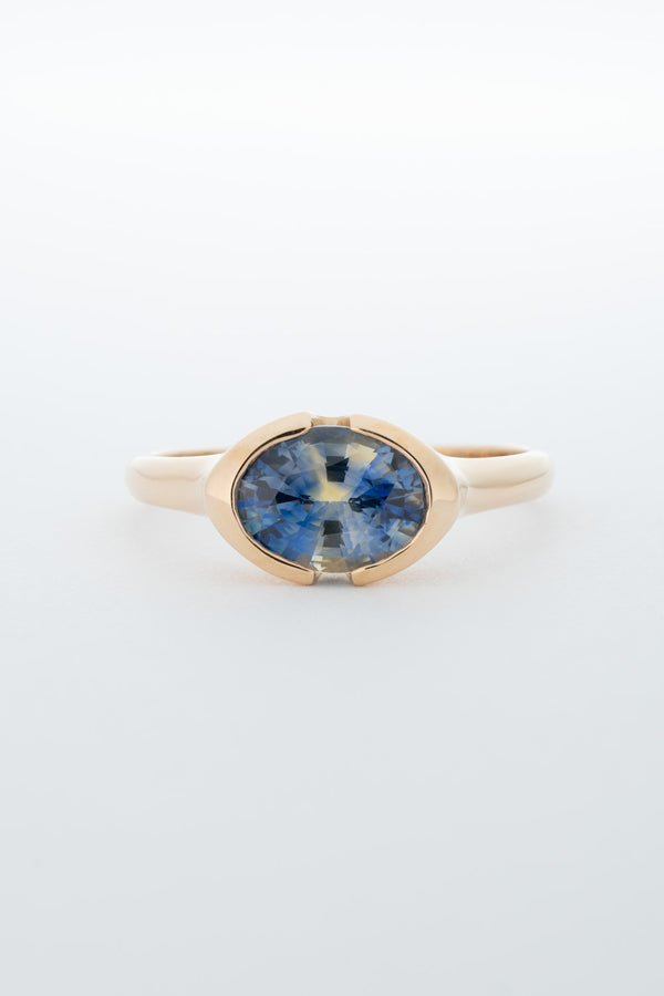 Stvdio EAST WEST PARTI SAPPHIRE SOLITAIRE