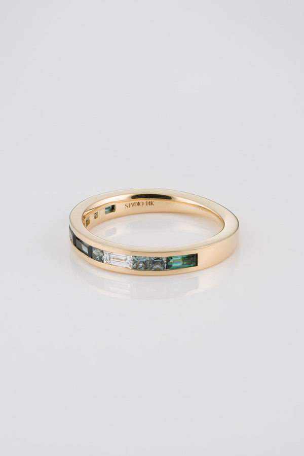 stvdio GREEN SAPPHIRE MOSAIC BAND