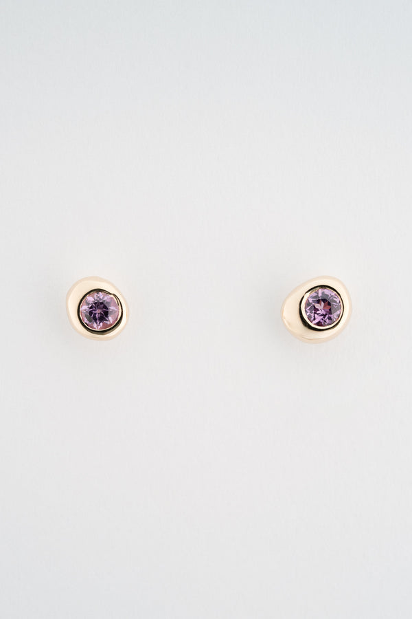 Stvdio SAPPHIRE PEBBLE STUDS