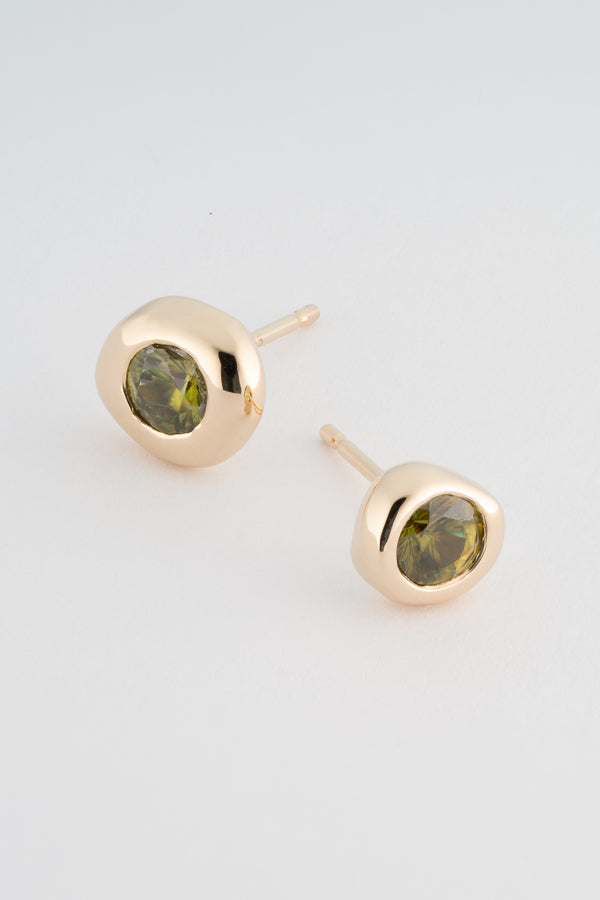 stvdio SPHENE PEBBLE STUDS