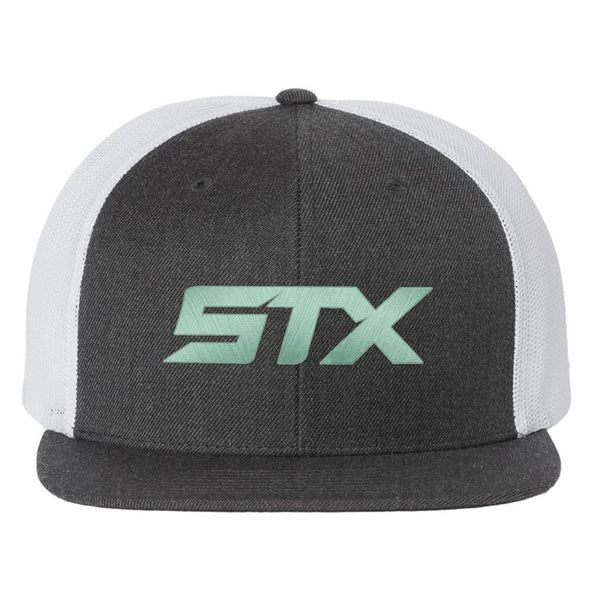 Stx STX Trucker Hat Gray With Mint Embroidered Logo