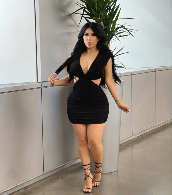 style & co Blissful Moments Dress - Black