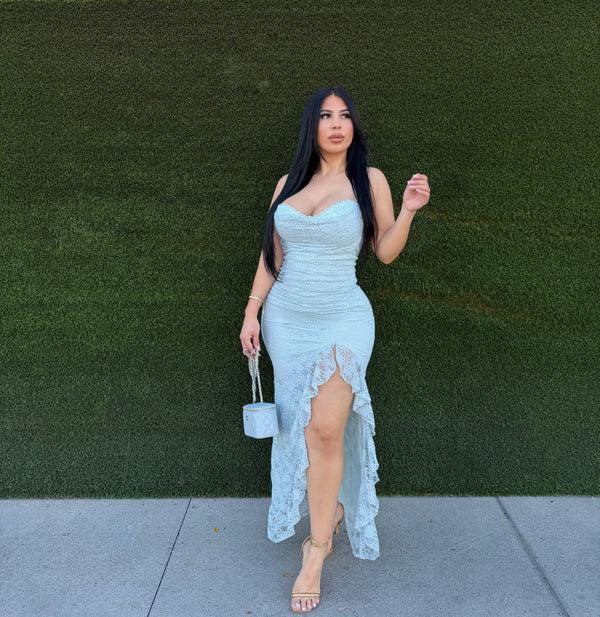 style & co Ethereal Whisper Dress - Light Blue