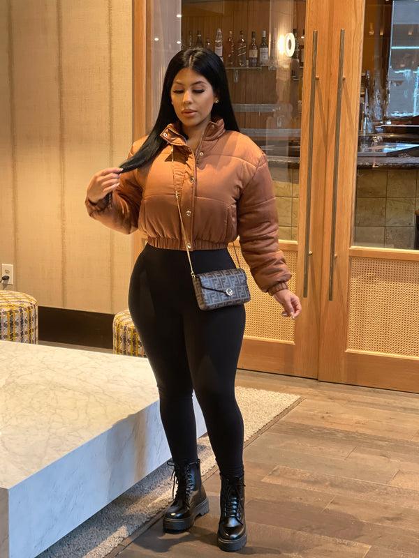 Style & Co Fall Style Puffer - Champagne