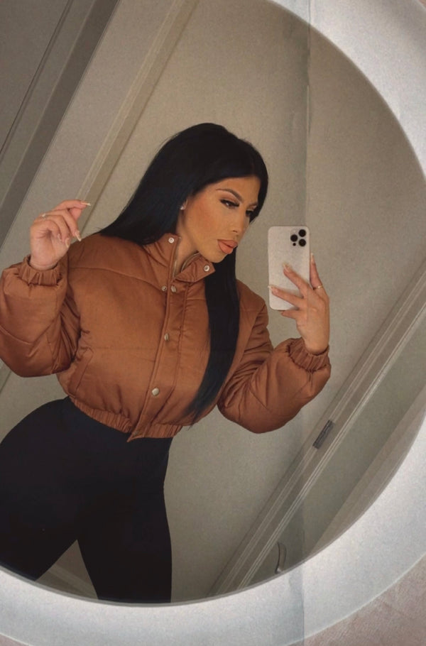 style & co Fall Style Puffer - Champagne