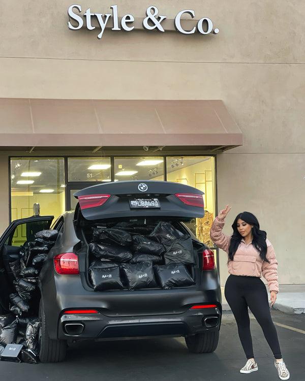 style & co Game Over Puffer - Blush