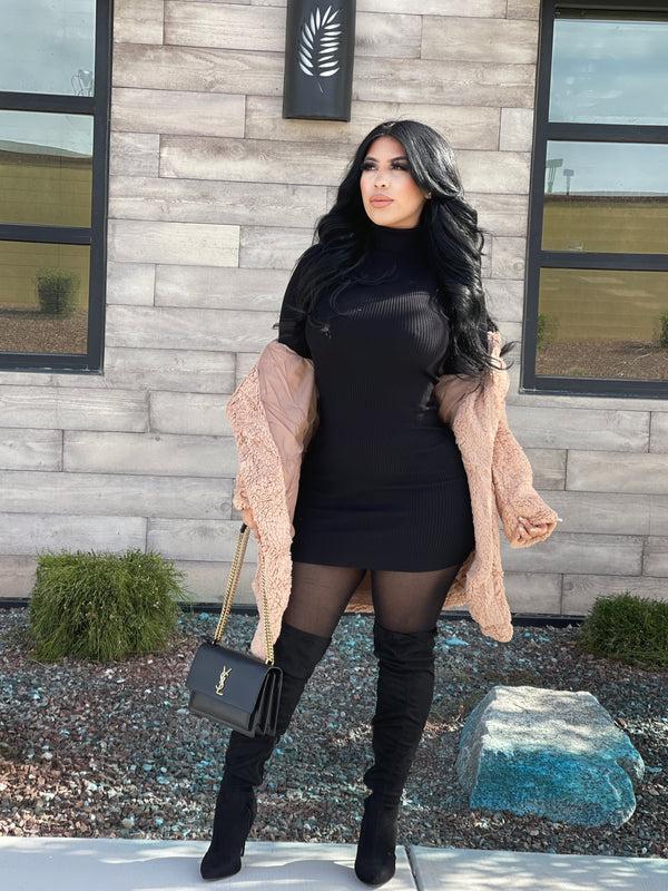 style & co Get On With It Turtle Neck Dress