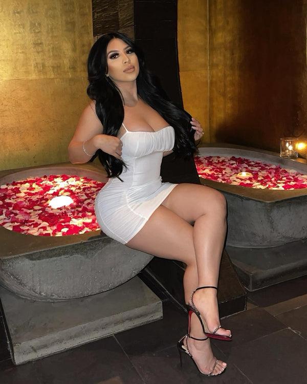 style & co Hate To See Me Dress - White