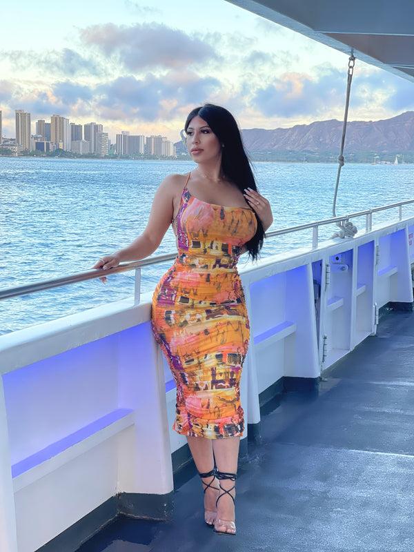 style & co Hawaii Vacay Dress