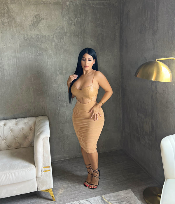 style & co Kardash Dress - Nude