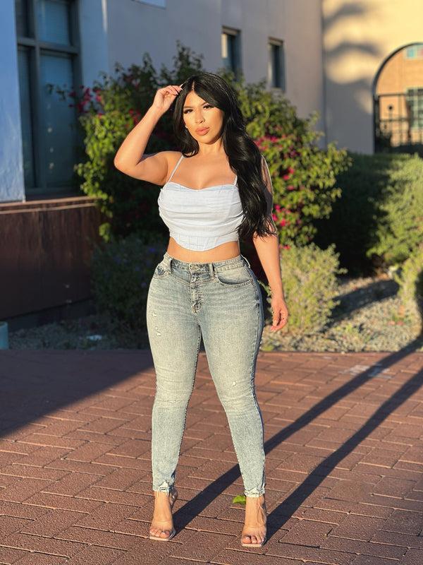 style & co Level Up Top - Blue