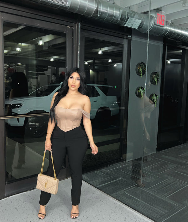 style & co Love Sprung Top - Nude