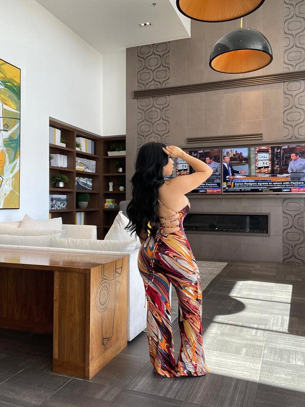 Style & Co Paint The Bigger Picture Jumpsuit