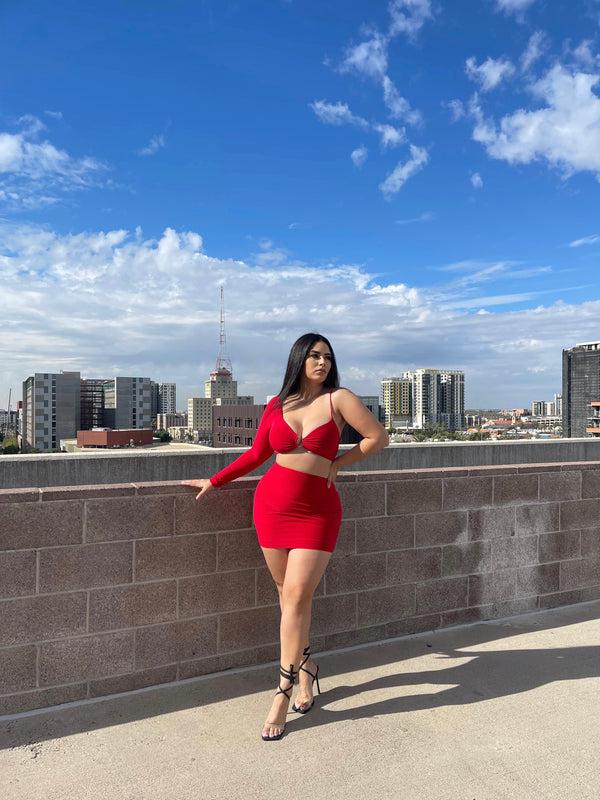 style & co Passionate Love Dress - Red