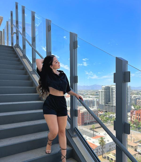 style & co Riviera Escape Set - Black