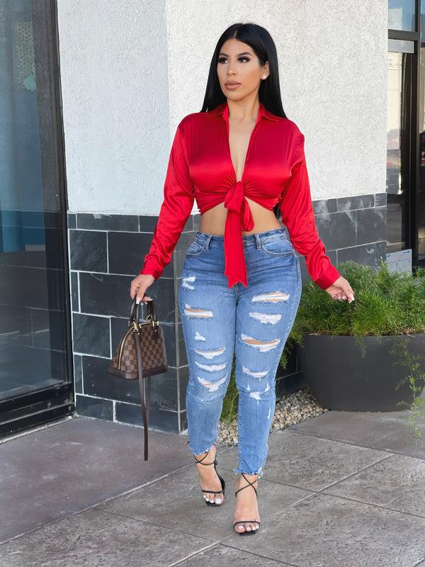 style & co Seduce You Top - Red