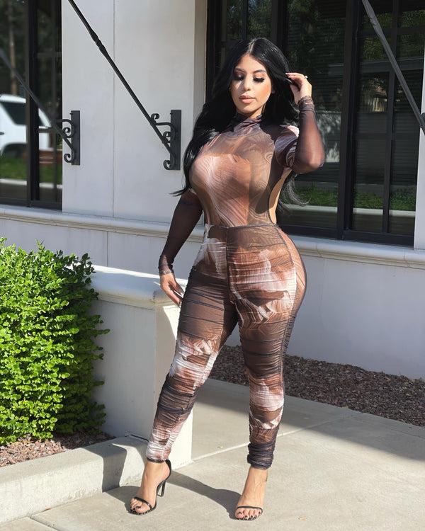 style & co Set The Mood Jumpsuit