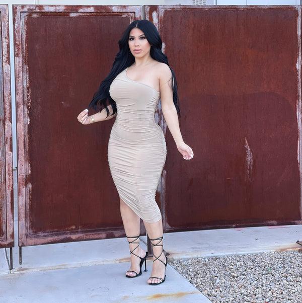 style & co True Romance Dress - Nude