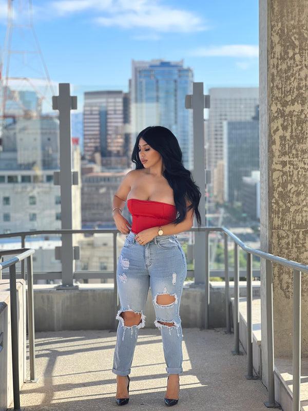 style & co Un Ratito Corset Top