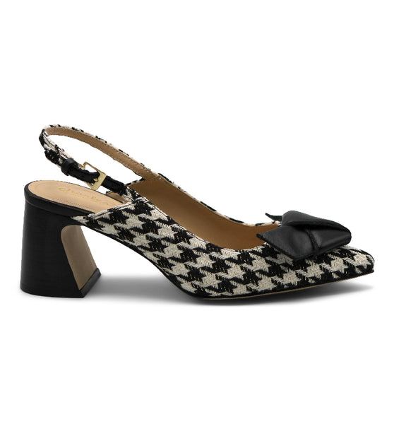 Style Charles By Charles David AERINNE SLINGBACK Black Off White