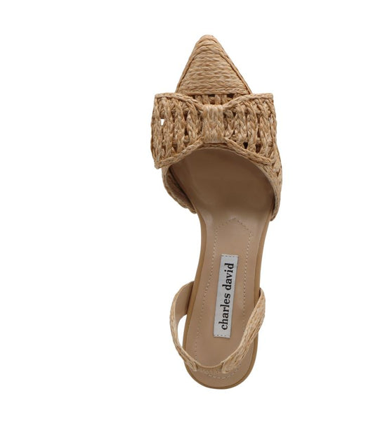 Style Charles By Charles David AGORA DRESS SLINGBACK Natural