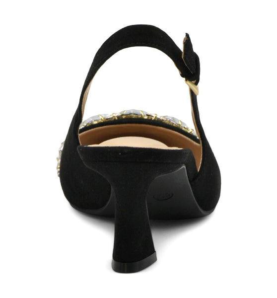 style charles by charles david AHAVA SLINGBACK Black