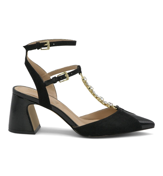 Style Charles By Charles David AKI DRESS SHOE Black Microsuede