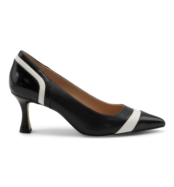 Style Charles By Charles David ALEESHA PUMP Black-White