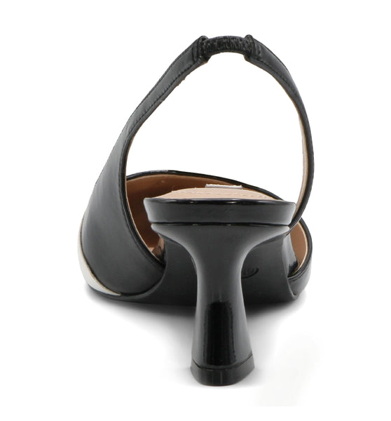 style charles by charles david ALIAS SLINGBACK Black-White